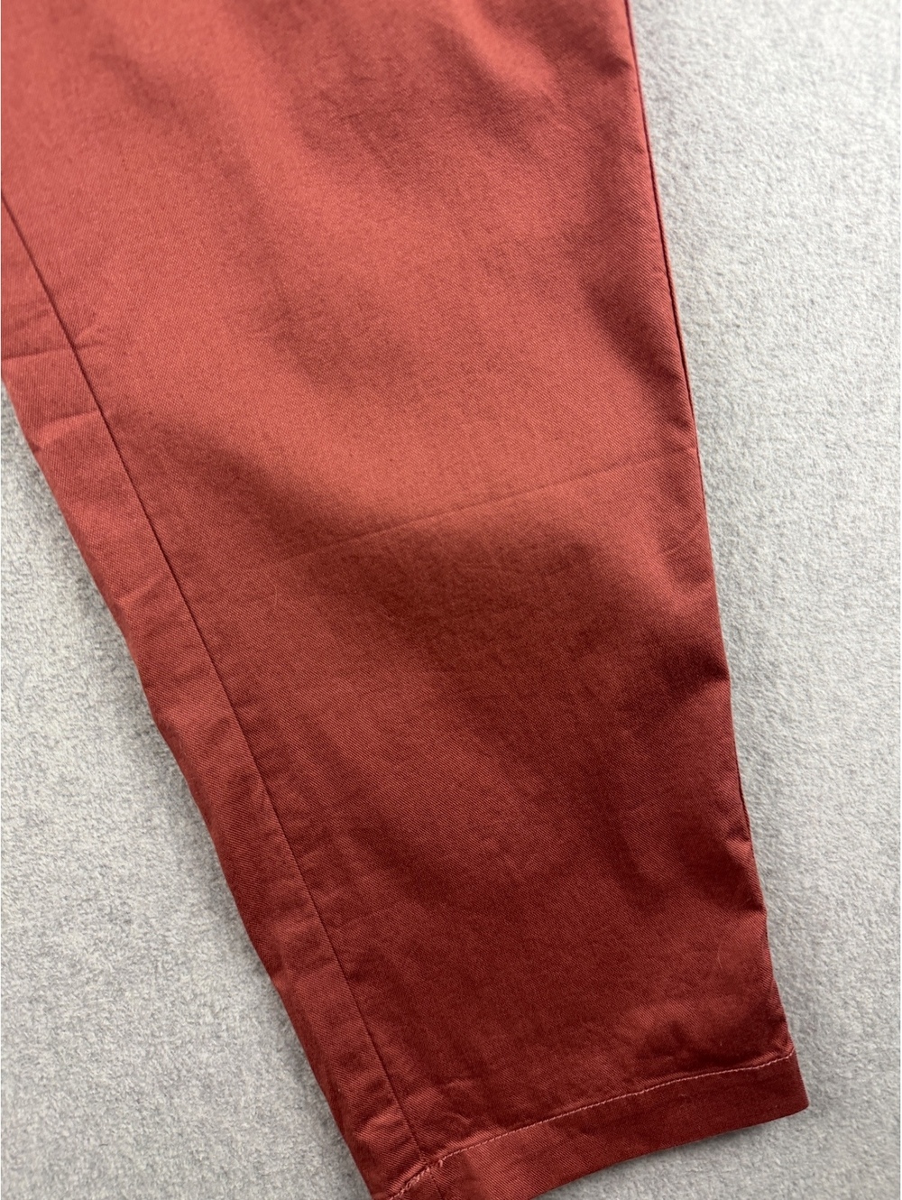 Pact Daily Twill Pants Women M Rust Organic Cotton Stretch Pull On - Picture 5 of 8